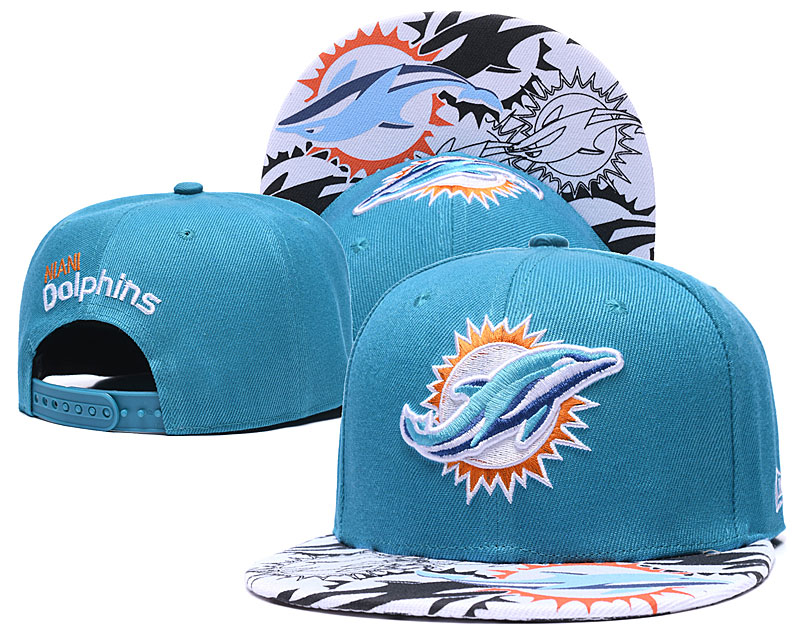 Dolphins Fresh Logo Green Adjustable Hat GS