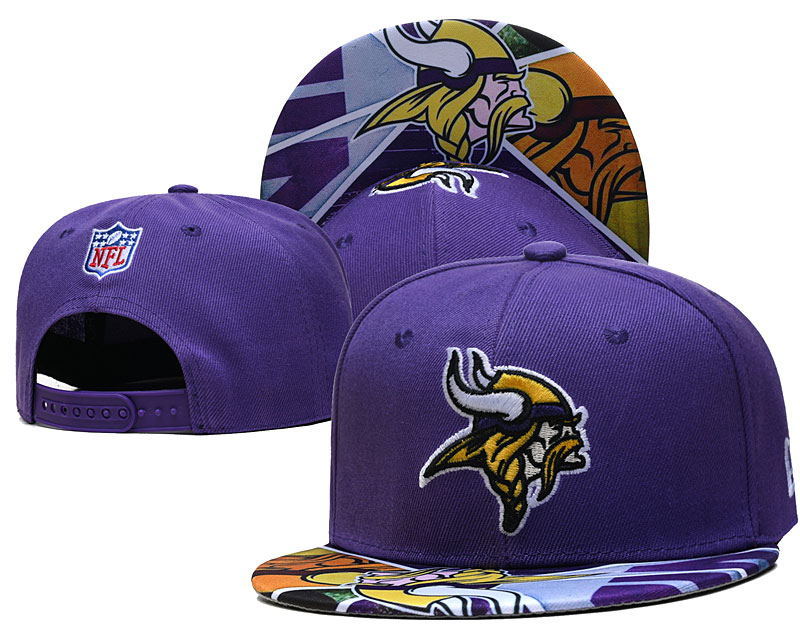 Vikings Team logo Snapback Hat--LH Vikings Team logo Snapback Hat--LH
