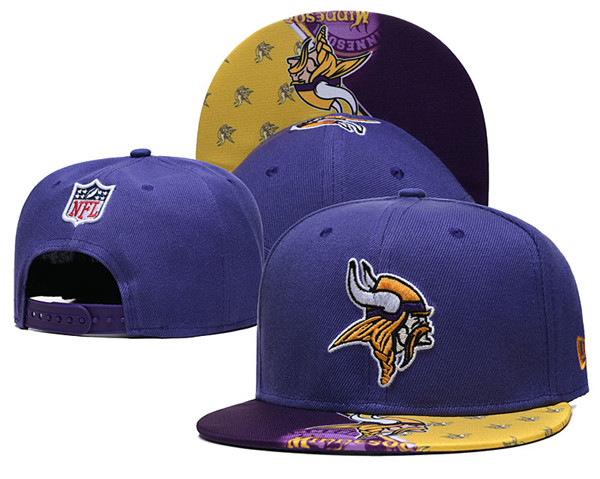 Vikings Purple Snapback Hat--GS Vikings Purple Snapback Hat--GS