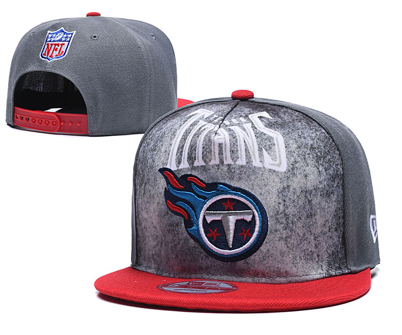 Titans Team Logo Gray Adjustable Hat TX