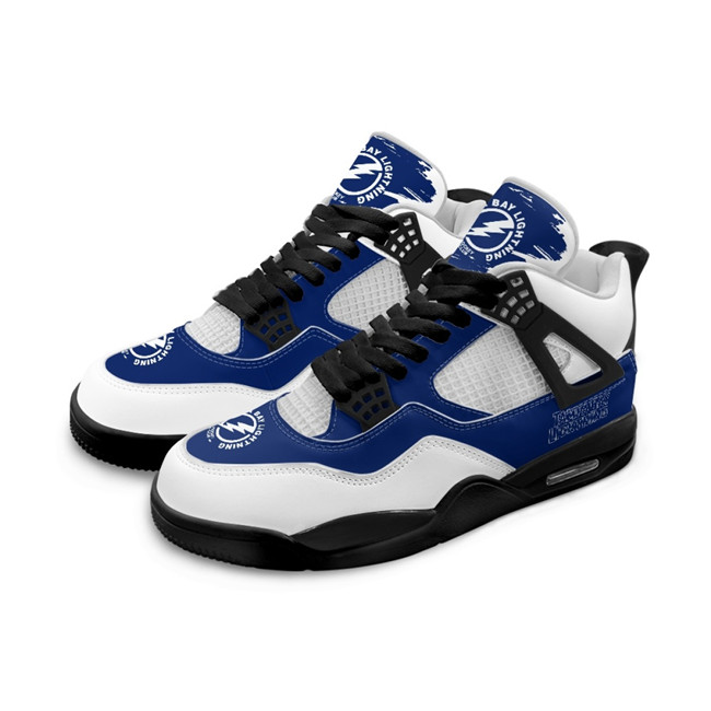 Women's Tampa Bay Lightning Running Weapon Air Jordan 4 Shoes 001