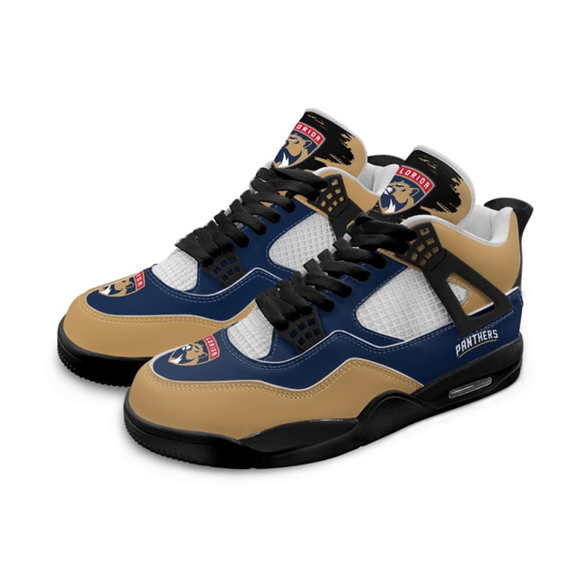 Women's Florida Panthers Running Weapon Air Jordan 4 Shoes 001
