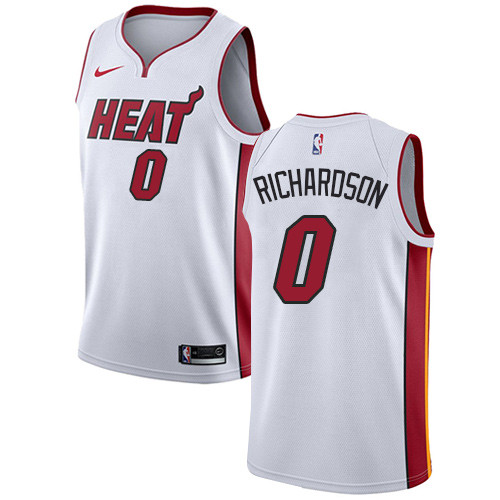 Heat #0 Josh Richardson White Youth Basketball Swingman Association Edition Jersey Heat #0 Josh Richardson White Youth Basketball Swingman Association Edition Jersey