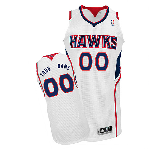 Hawks Personalized Authentic White Jersey (S-5XL)