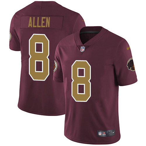 Nike Redskins #8 Kyle Allen Burgundy Red Alternate Men's Stitched NFL Vapor Untouchable Limited Jersey Nike Redskins #8 Kyle Allen Burgundy Red Alternate Men's Stitched NFL Vapor Untouchable Limited Jersey