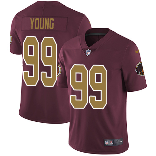 Nike Redskins #99 Chase Young Burgundy Red Alternate Men's Stitched NFL Vapor Untouchable Limited Jersey Nike Redskins #99 Chase Young Burgundy Red Alternate Men's Stitched NFL Vapor Untouchable Limited Jersey