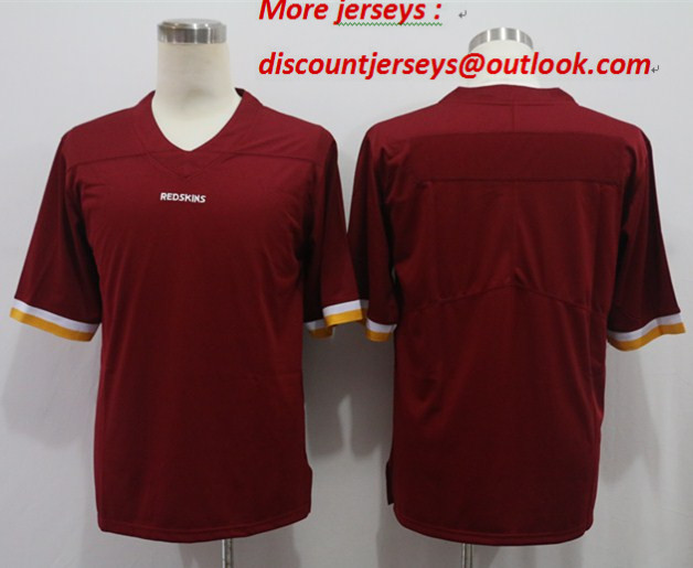 Nike Redskins Blank Red Vapor Untouchable Limited Jersey