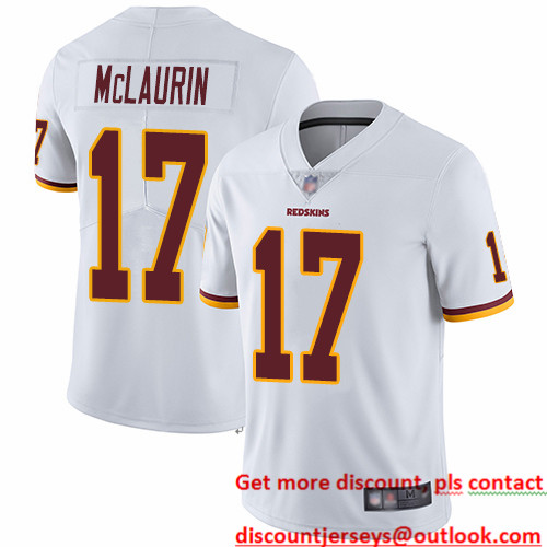 Redskins #17 Terry McLaurin White Men's Stitched Football Vapor Untouchable Limited Jersey