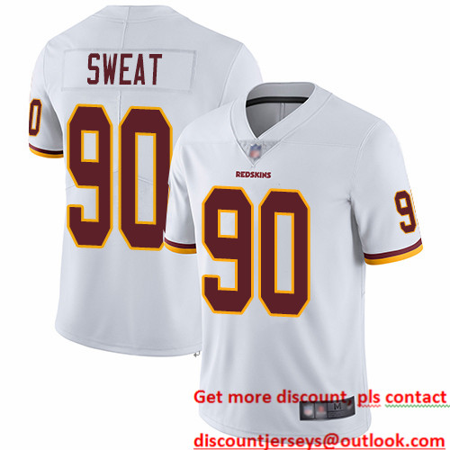 Redskins #90 Montez Sweat White Men's Stitched Football Vapor Untouchable Limited Jersey