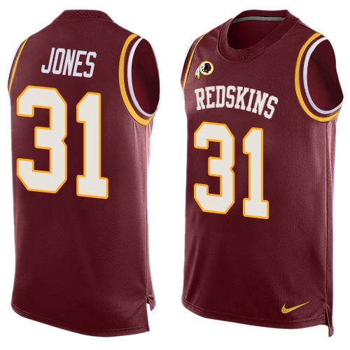 Nike Redskins #31 Matt Jones Burgundy Red Team Color Men's Stitched NFL Limited Tank Top Jersey Nike Redskins #31 Matt Jones Burgundy Red Team Color Men's Stitched NFL Limited Tank Top Jersey