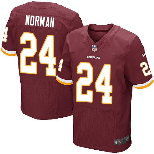 Nike Redskins #24 Josh Norman Burgundy Red Team Color Men's Stitched NFL Elite Jersey Nike Redskins #24 Josh Norman Burgundy Red Team Color Men's Stitched NFL Elite Jersey