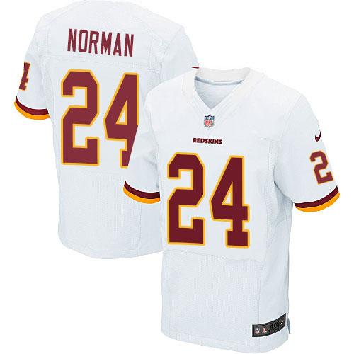 Nike Redskins #24 Josh Norman White Men's Stitched NFL Elite Jersey Nike Redskins #24 Josh Norman White Men's Stitched NFL Elite Jersey