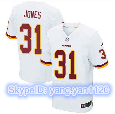 Nike Washington Redskins #31 Matt Jones White Men's Stitched NFL Elite Jersey Nike Washington Redskins #31 Matt Jones White Men's Stitched NFL Elite Jersey