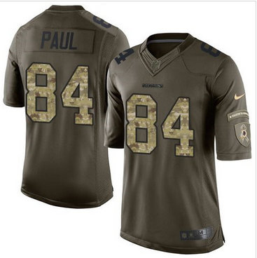 Nike Washington Redskins #84 Niles Paul Green Men's Stitched NFL Limited Salute to Service Jersey Nike Washington Redskins #84 Niles Paul Green Men's Stitched NFL Limited Salute to Service Jersey
