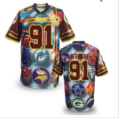 Washington Redskins#91 Kerrigan Valuable elite jeryseys (14)