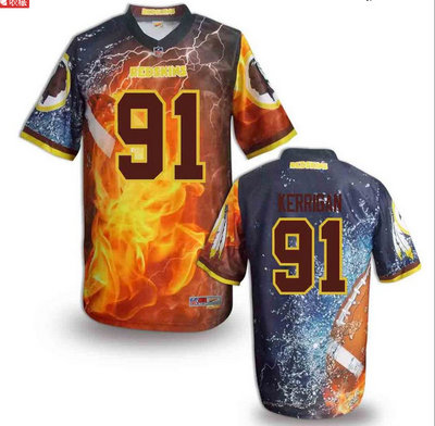 Washington Redskins#91 Kerrigan Valuable elite jeryseys (12)