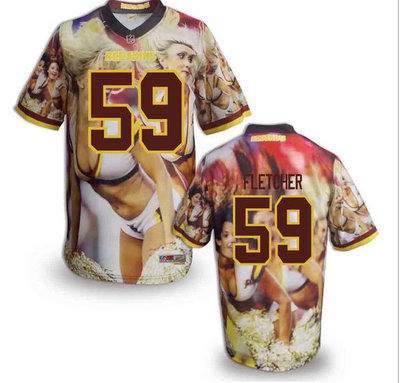 Washington Redskins#59 Fletcher Valuable elite jeryseys (13)