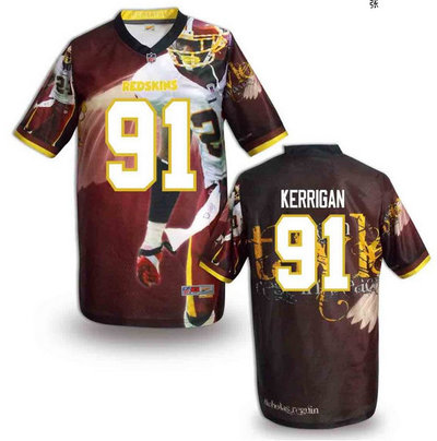 Washington Redskins#91 Kerrigan Valuable elite jeryseys (4)