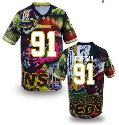 Washington Redskins#91 Kerrigan Valuable elite jeryseys (3)