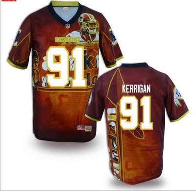 Washington Redskins#91 Kerrigan Valuable elite jeryseys (2)