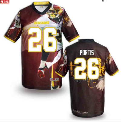 Washington Redskins#26 Portis Valuable elite jeryseys (5)