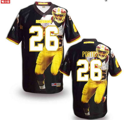 Washington Redskins#26 Portis Valuable elite jeryseys (4)