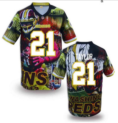 Washington Redskins#21 Taylor Valuable elite jeryseys (3)