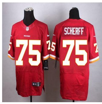 New Washington Redskins #75 Brandon Scherff Burgundy Red Team Color Men's Stitched NFL Elite jersey New Washington Redskins #75 Brandon Scherff Burgundy Red Team Color Men's Stitched NFL Elite jersey