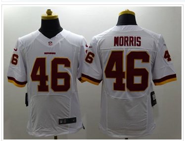 New Washington Redskins #46 Alfred Morris White NFL New Elite Jersey New Washington Redskins #46 Alfred Morris White NFL New Elite Jersey