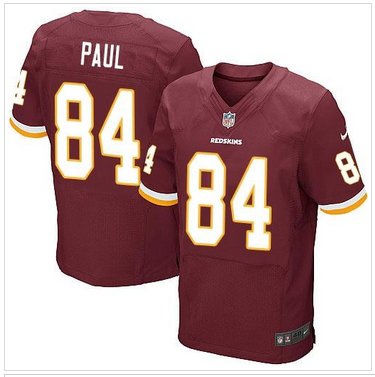 NEW Washington Redskins #84 Niles Paul Burgundy Red Team Color NFL Elite Jersey NEW Washington Redskins #84 Niles Paul Burgundy Red Team Color NFL Elite Jersey