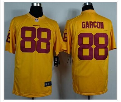 Washington Redskins #88 Pierre Garcon Gold NFL Game Jersey