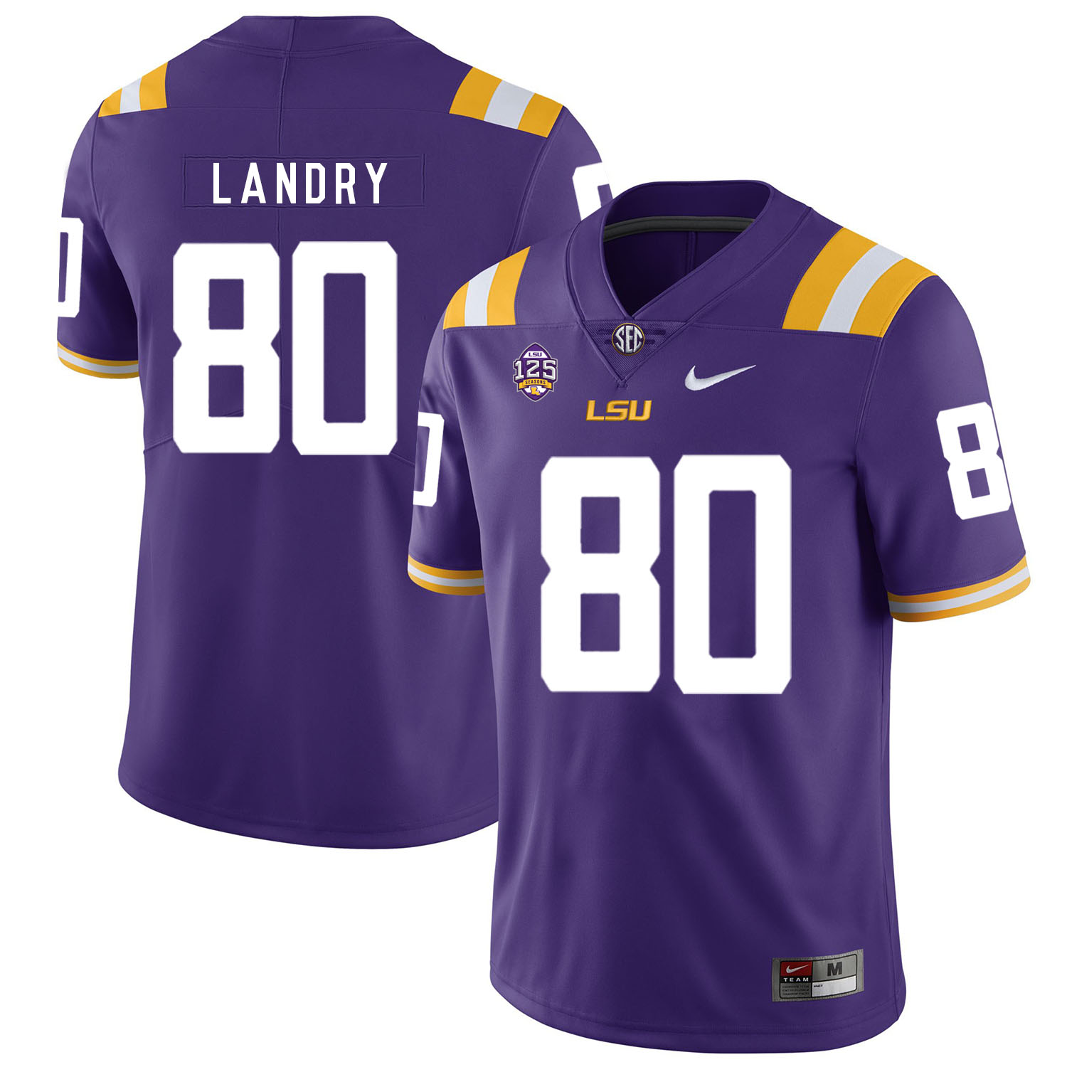 LSU Tigers 80 Jarvis Landry Purple Nike College Football Jersey