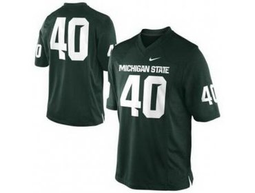 Michigan State Spartans 40 Max Bullough Green College Football NCAA Jerseys