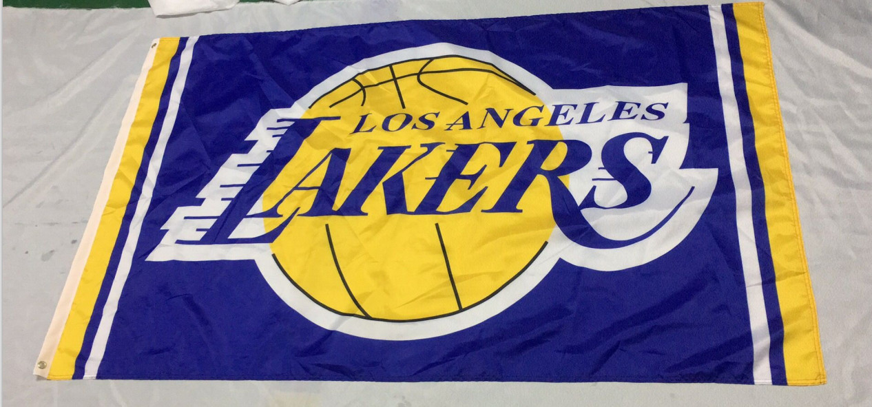 Lakers Flag Purple -Size 3X5Ft