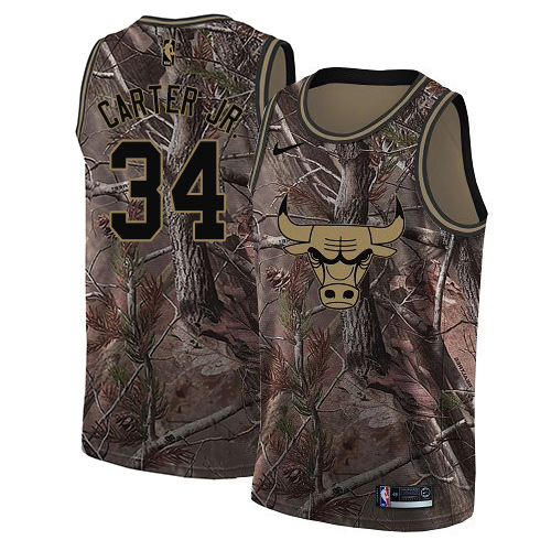 Nike Bulls #34 Wendell Carter Jr. Camo Women's NBA Swingman Realtree Collection Jersey Nike Bulls #34 Wendell Carter Jr. Camo Women's NBA Swingman Realtree Collection Jersey