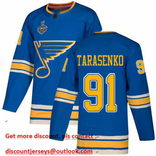 Blues #91 Vladimir Tarasenko Blue Alternate Authentic Stanley Cup Final Bound Stitched Youth Hockey Jersey Blues #91 Vladimir Tarasenko Blue Alternate Authentic Stanley Cup Final Bound Stitched Youth Hockey Jersey