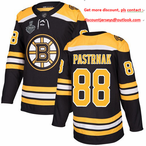 Bruins #88 David Pastrnak Black Home Authentic Stanley Cup Final Bound Youth Stitched Hockey Jersey