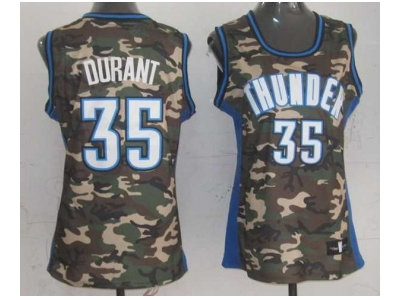 women nba oklahoma city thunder #35 durant camo women nba oklahoma city thunder #35 durant camo