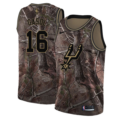 Nike Spurs #16 Pau Gasol Camo Women's NBA Swingman Realtree Collection Jersey Nike Spurs #16 Pau Gasol Camo Women's NBA Swingman Realtree Collection Jersey