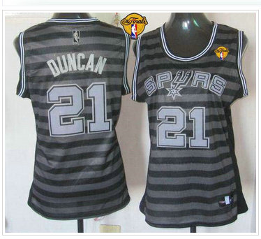 Women NBA Spurs #21 Tim Duncan Black-Grey With Finals Patch Groove Stitched NBA Jersey Women NBA Spurs #21 Tim Duncan Black-Grey With Finals Patch Groove Stitched NBA Jersey
