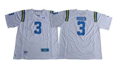 UCLA Bruins 3 Josh Rosen White College Football Jersey