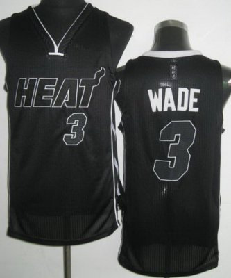 Miami Heat 3 Dwyane Wade Black Revolution 30 NBA Jerseys Black Number Miami Heat 3 Dwyane Wade Black Revolution 30 NBA Jerseys Black Number