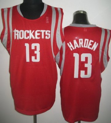 Houston Rockets #13 James Harden Red Revolution 30 NBA Jerseys Houston Rockets #13 James Harden Red Revolution 30 NBA Jerseys
