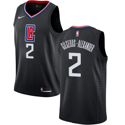 Clippers #2 Shai Gilgeous-Alexander Black Women's Basketball Swingman Statement Edition Jersey Clippers #2 Shai Gilgeous-Alexander Black Women's Basketball Swingman Statement Edition Jersey