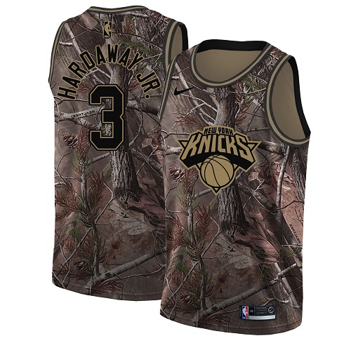 Nike Knicks #3 Tim Hardaway Jr. Camo Women's NBA Swingman Realtree Collection Jersey