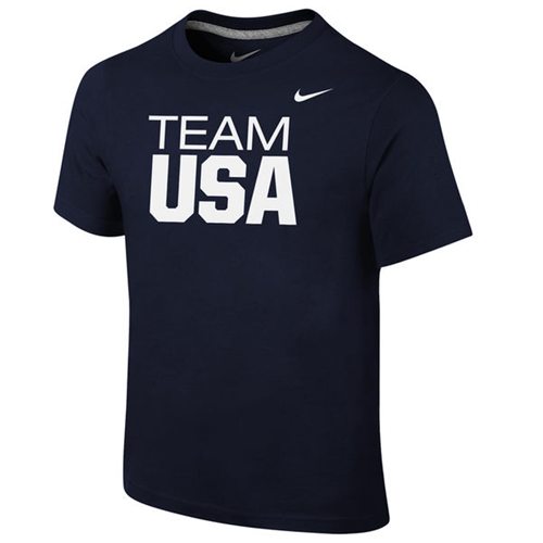 Youth Team USA Nike Core T-Shirt Navy