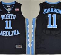 North Carolina #11 Brice Johnson Black Basketball Stitched NCAA Jersey