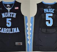 North Carolina #5 Marcus Paige Black Basketball Stitched NCAA Jersey