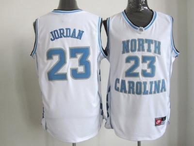 nba north carolina #23 jordan white jerseys