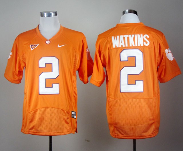 Clemson Tigers Sammy Watkins 2 Orange Pro Combat College Football Jersey